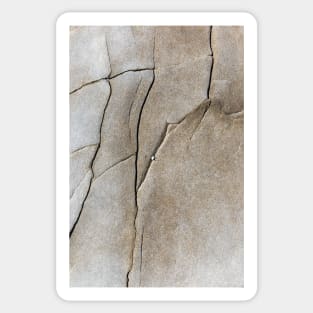 Cracked rock texture Sticker